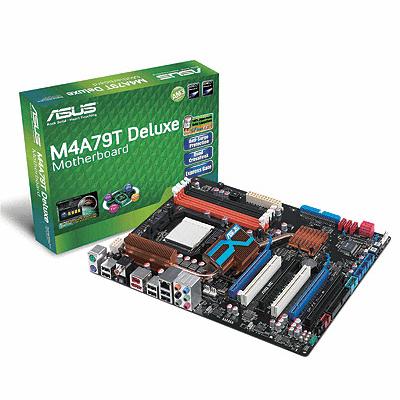 ASUS M4A79T デラックス AM3 DDR3 AMD 790FX Placa mãe ASUS M4A 79T DELUXE Taguatech Informática